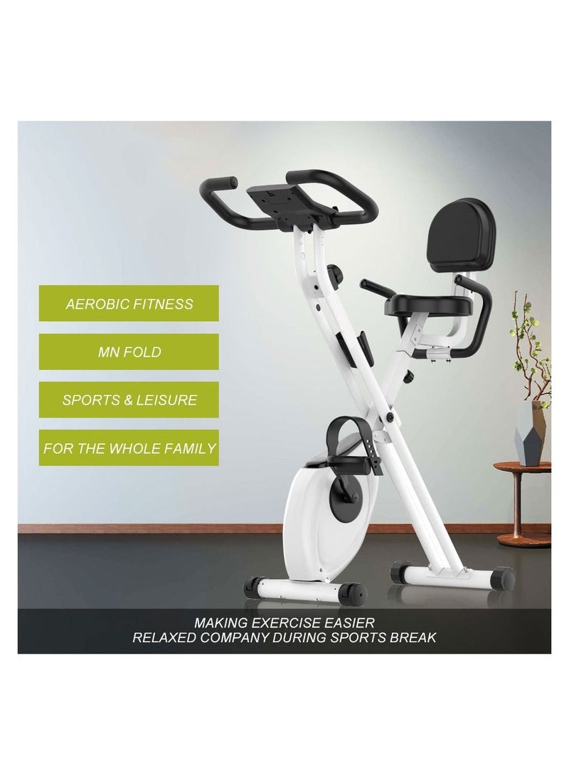 Generic Magnetic Folding Fixed Exercise Bike Suitable for Indoor Exercise Bike Aerobic Exercise and Fitness Equipment Indoor Pedal Bicycle - Image 2