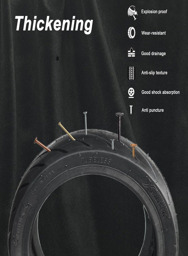 HXYCNNA 1 Pack 9.5x2.50 Scooter Tires, 9.5 Inch Tubeless Tire, - Image 5