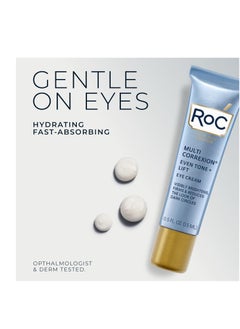 RoC RoC Multi Correxion 5 in 1 Anti-Aging Eye Cream for Puffiness, Under Eye Bags & Dark Circles, Skin Care Treatment with Shea Butter, (.5 oz) with Night Cream Packette (Packaging May Vary)  - Image 2