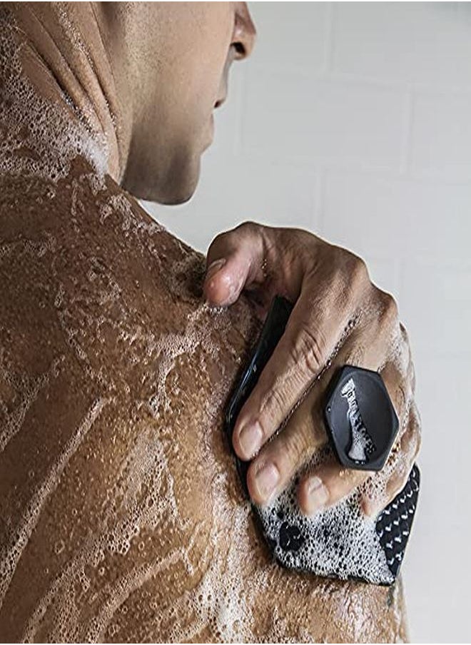 TOOLETRIES - Body Scrubber & Storage Hook - Silicone Toiletry Organizer, Shower & Bathroom Accessory - Features Silicone-Grip Technology, Removable & Reusable - Image 1