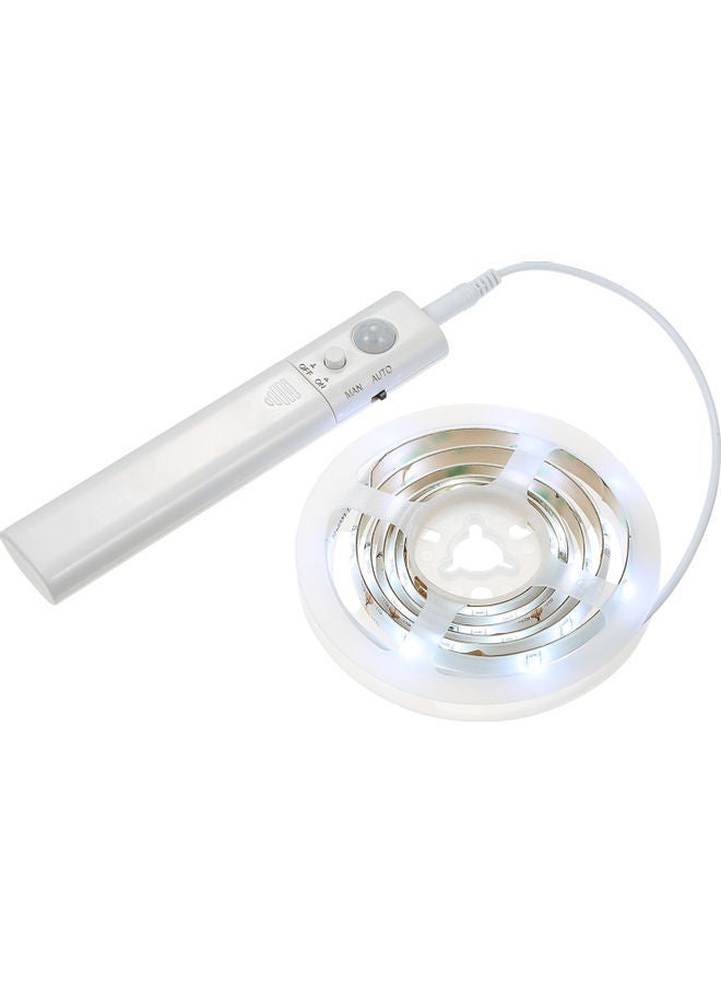 PIR Motion Sensor S-Trip Light Cabinet Lamp White 22x2.5x17cm - Image 1