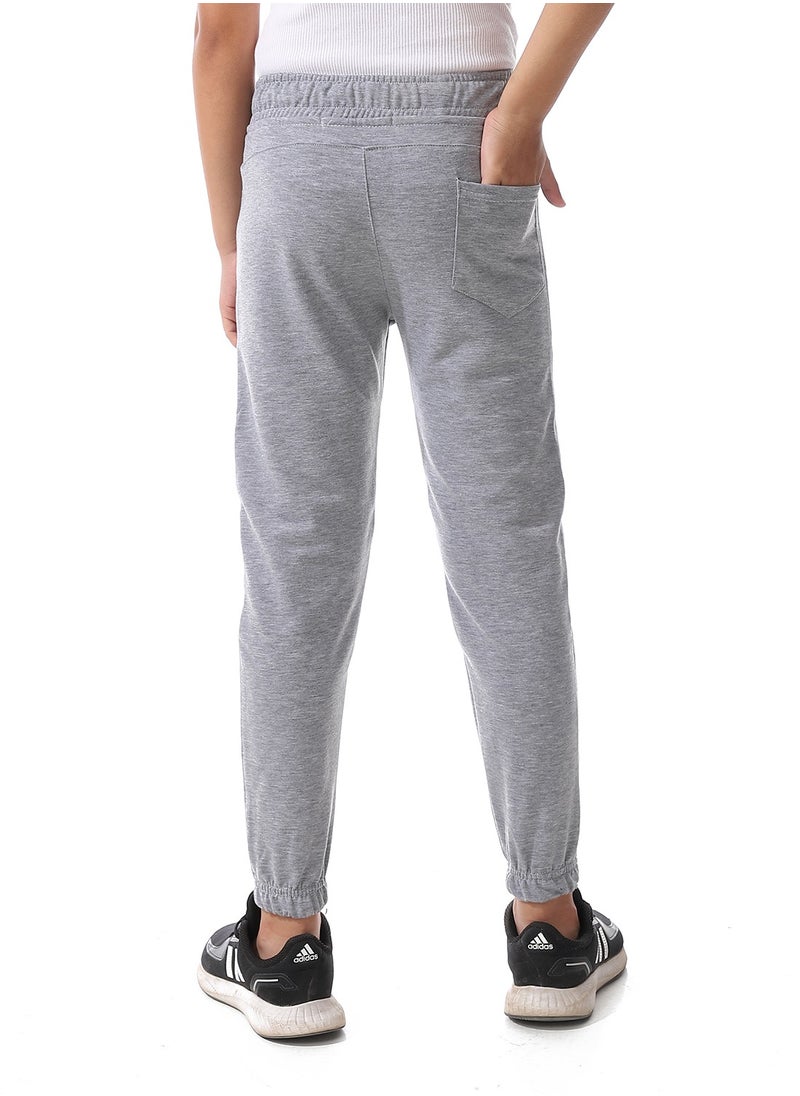 Caesar - Boys Elastic Waist Sweatpants Side Zipper - Image 1
