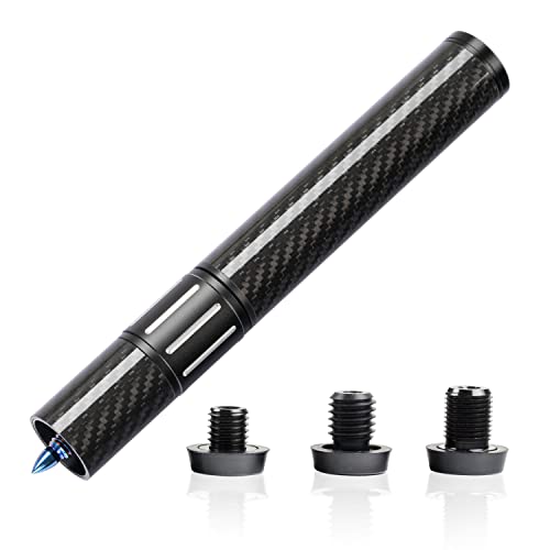 KONLLEN Pool Cue Extension with 3 Bumpers Carbon Fiber Billiards Cue Extension Billiard Accessories for Pool Sticks - Image 1