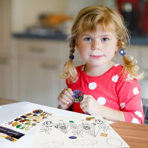 Rite Lite Passover Stickers Gift Set - Pesach Seder Arts & Crafts Jewish Holiday Party Favors Frog Kiddush Cup Seder Plate Plague Decorations & More - DIY for Scrapbooks, Planners, Goodie Bag Rewards - Image 2