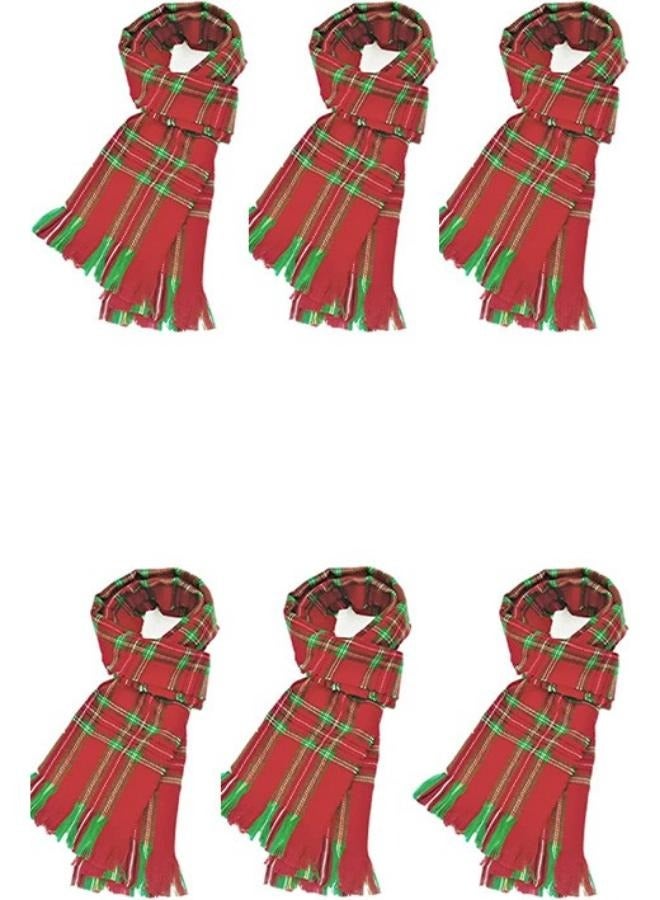 Red Christmas scarf 180*31cm 