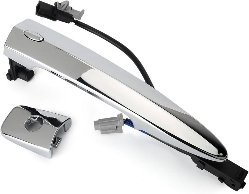 Jepacr 806469N00A Exterior Chrome Door Handle Front Left Driver Side with Smart Keyless Entry for Nissan Models