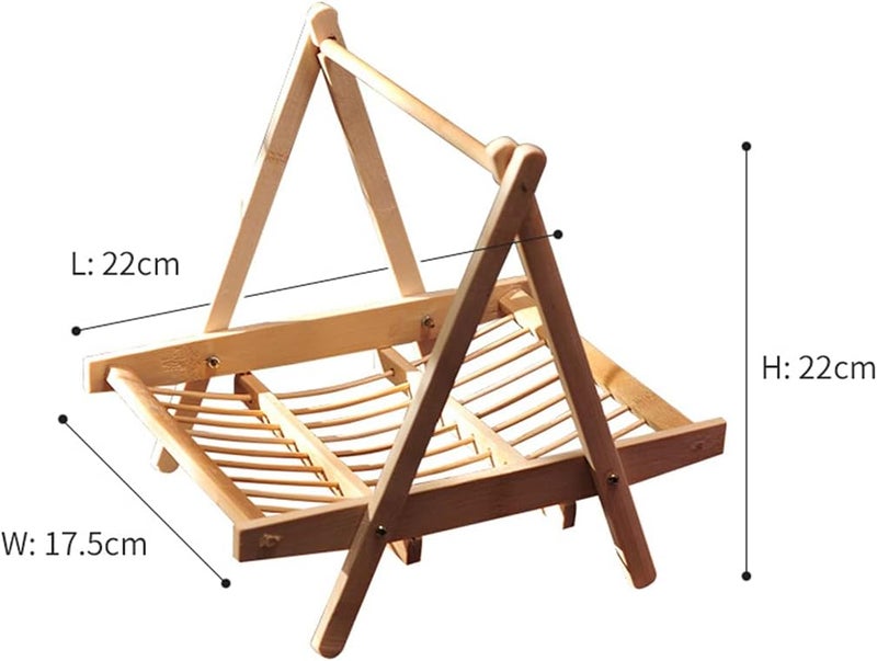 Zzooi Creative Bamboo Frame Sushi Sashimi Serving Hanging Plate  Sushi Sashimi Hanging Bamboo Tray - Image 3