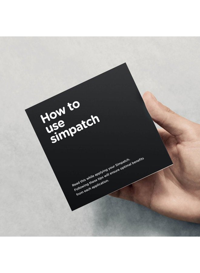 SIMPATCH Universal Adhesive Patch (25-Pack) - Waterproof Adhesive, CGM Patches (Black) - Image 3