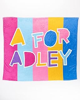 A FOR ADLEY A FOR ADLEY Merch, Comfy Cozy Blanket with Giant Adley Signature Logo  - Image 1