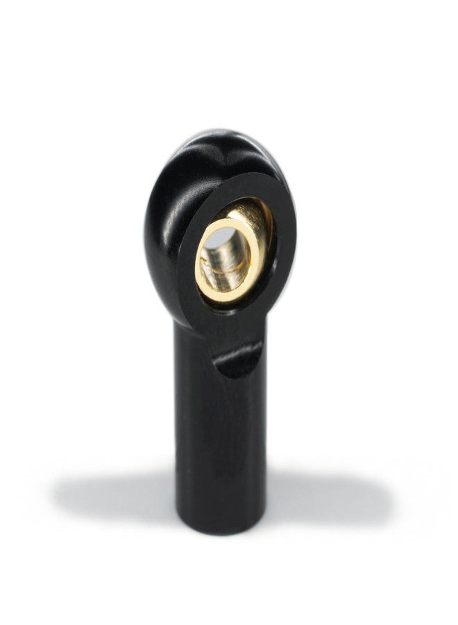 Lagefefe [20Pcs] M3 RC Ball Joint Rod End Links, CNC Aluminum Alloy M3 Rod Ends with Gold-Plated Copper Ball, Precision Linkage Ends for 1/10 RC Crawler Axial SCX10, Traxxas, Tamiya, Redcat -Black - Image 3