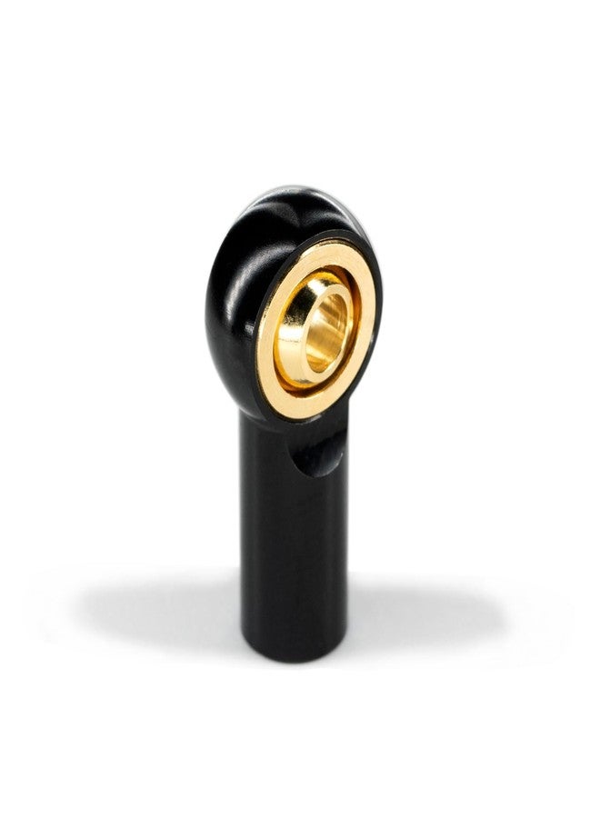 Lagefefe [20Pcs] M3 RC Ball Joint Rod End Links, CNC Aluminum Alloy M3 Rod Ends with Gold-Plated Copper Ball, Precision Linkage Ends for 1/10 RC Crawler Axial SCX10, Traxxas, Tamiya, Redcat -Black - Image 1
