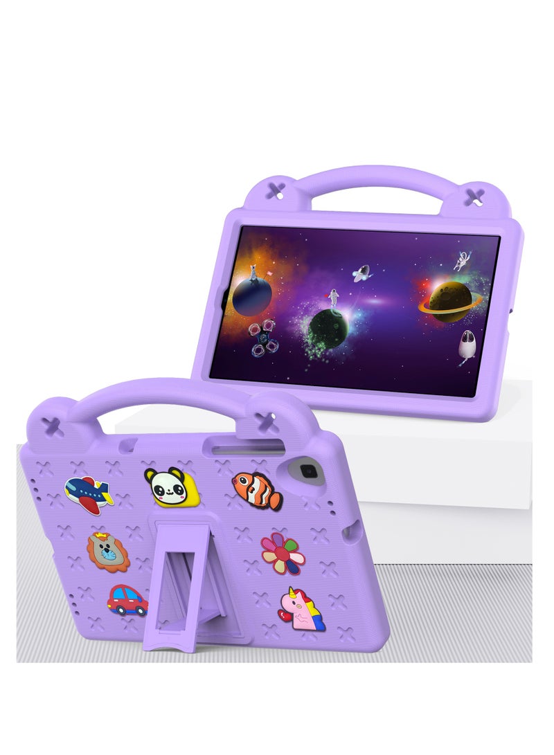 Child Protection Case for Lenovo Tab M10 Plus(2022), Heavy Duty EVA Foam Shockproof Case Child Protection Case with Stand - Image 4