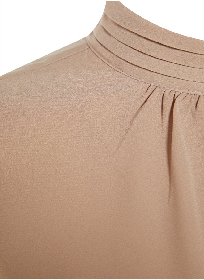 Stone High Collar Woven Blouse TWOAW20BZ0462