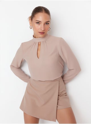 Stone High Collar Woven Blouse TWOAW20BZ0462 - pzsku/Z80F90459EE3350CADCBFZ/45/_/1739718176/b08334eb-ad34-4531-9080-a88b5b8d005e