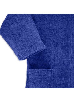 BYFT Daffodil (Navy Blue) Premium 6 yr Kids Hooded Bathrobe 100% Terry Cotton, Highly Absorbent and Quick dry, Hotel and Spa Quality Bathrobe for Boy and Girl-400 Gsm  - Image 4