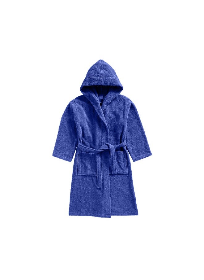 BYFT Daffodil (Navy Blue) Premium 6 yr Kids Hooded Bathrobe 100% Terry Cotton, Highly Absorbent and Quick dry, Hotel and Spa Quality Bathrobe for Boy and Girl-400 Gsm  - Image 5