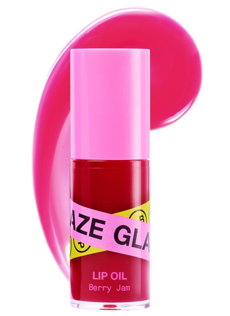 AMYTIS GARDEN GLAZE LIP OIL-for soft plump a supple lips- Berry Jam  - Image 1