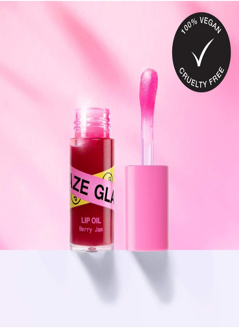 AMYTIS GARDEN GLAZE LIP OIL-for soft plump a supple lips- Berry Jam  - Image 3