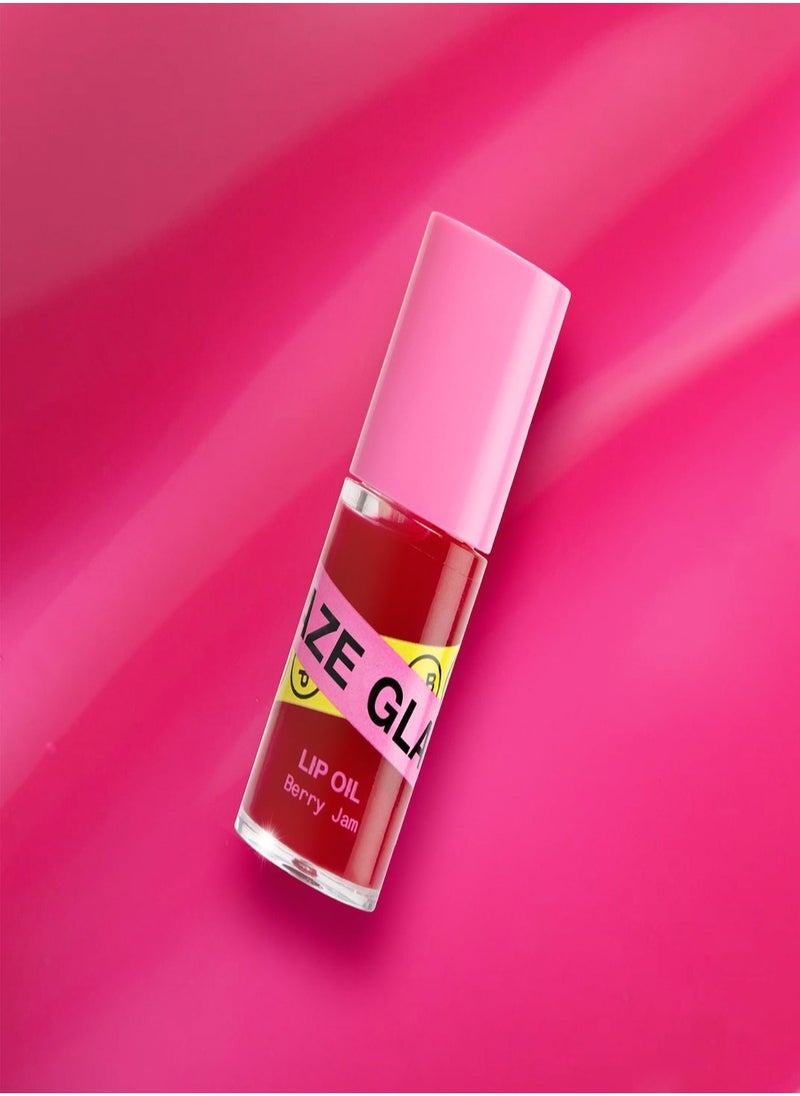 AMYTIS GARDEN - GLAZE LIP OIL-for soft plump a supple lips- Berry Jam - Image 1