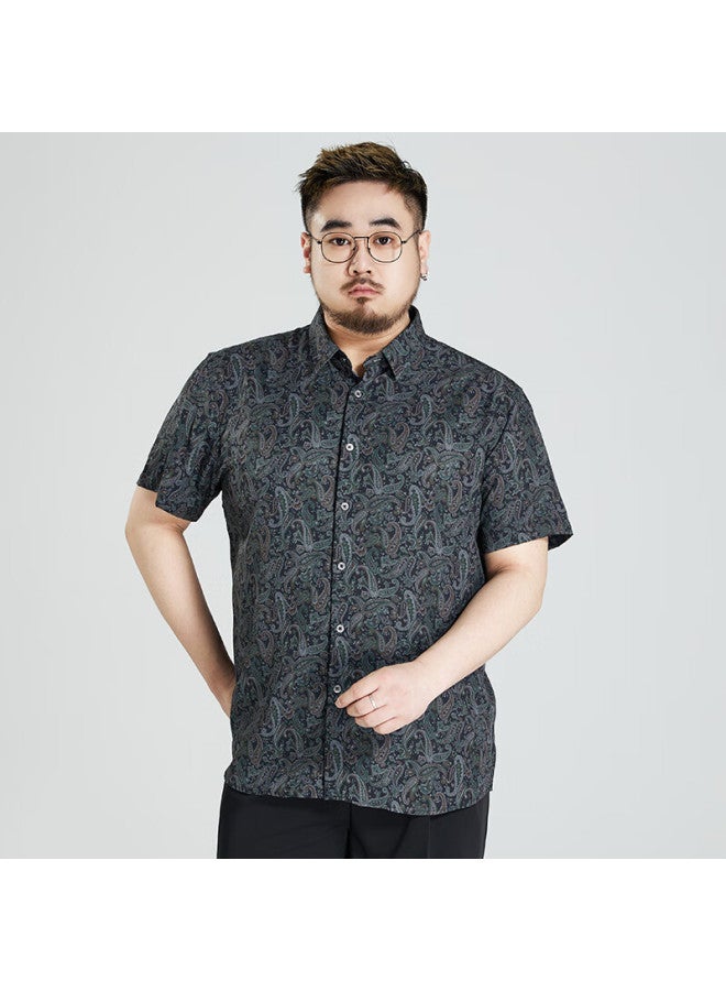 Ayoupang Summer Plus Size Floral Shirt Ice Silk Thin Seamless Elastic Undershirt - Image 5