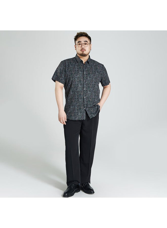 Ayoupang Summer Plus Size Floral Shirt Ice Silk Thin Seamless Elastic Undershirt - Image 2