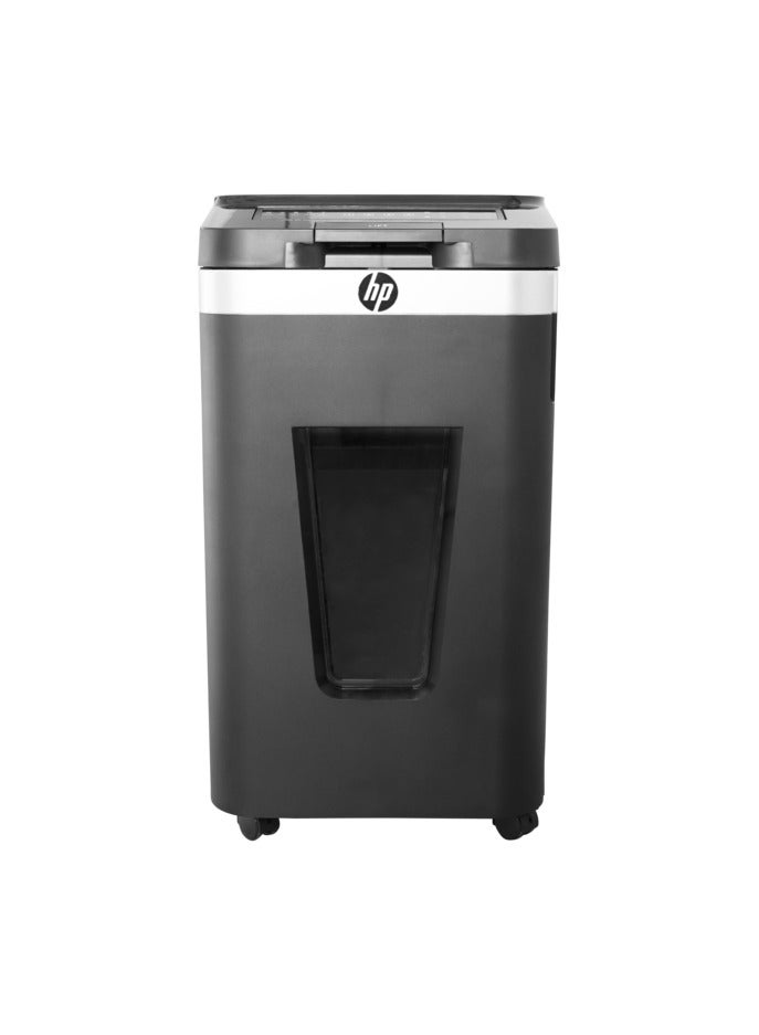 HP Pro Shredder Auto 400MC Office Paper Shredder Machine, P-4 Security, Micro Cut, 400 Sheets, 53L Bin - 2823 Black - Image 2