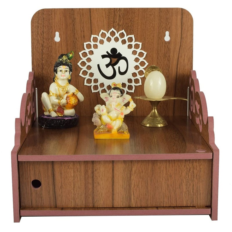 YIXT Handmade Beautiful Wooden Wall Hanging Temple and Table Top Brown6