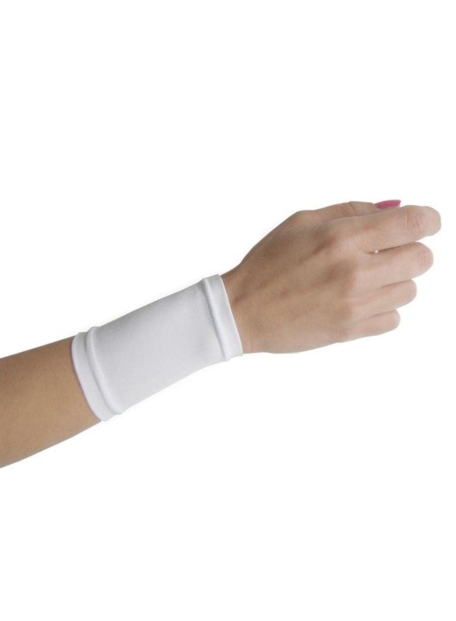 Tatjacket Tattoo Cover Up Concealer Sleeve, 2-PACK, Wrist or Instep coverage, UPF 50 Protection, Slip Free, for Men & Women (Unisex), WHITE, ONE SIZE - Image 1