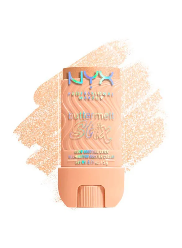 NYX Professional Makeup Buttermelt Stix, Glow Boosting Stix, up to 8 HR wear, A Whole Melt