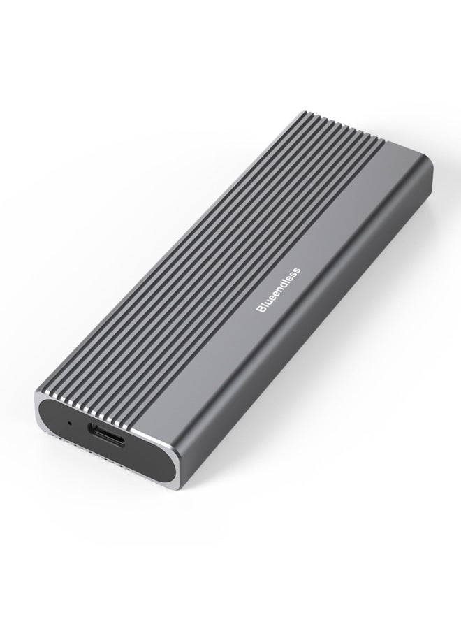 Dual Protocol M2 SSD Reader Box NVMe/SATA Universal Solid State External Hard Drive Enclosure For Computers High Speed USB3.1-Color:Dual With C To USB Cable  - Image 5