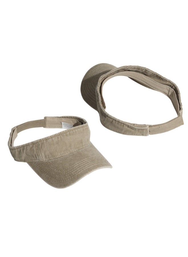 Sports Sun Visor Hats，Cotton Adjustable Sun Caps for Men Women - Image 2