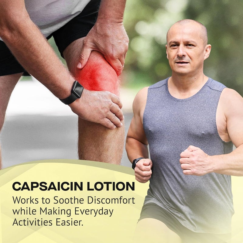 Supplement Spot Capsaicin Lotion  Cream for Muscles  Joints  Deep Penetrating Roll On w0075 Capsaicin Cream  3 oz - Image 4