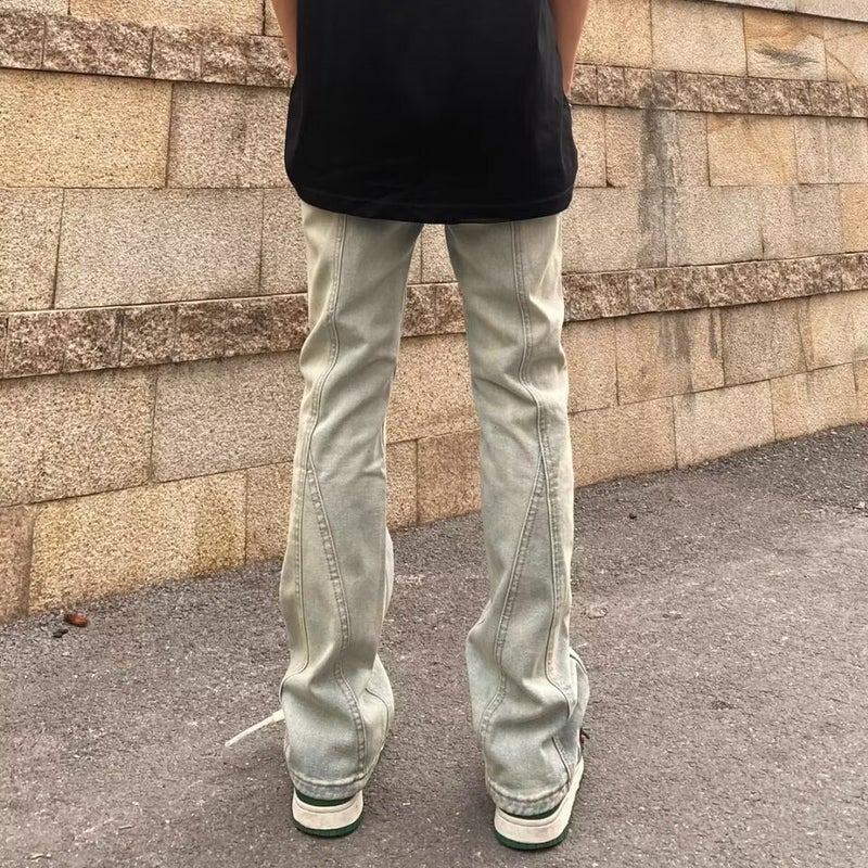 Unisex Classic Denim Jeans Loose Fit Daily Outdoor Wear - Image 5
