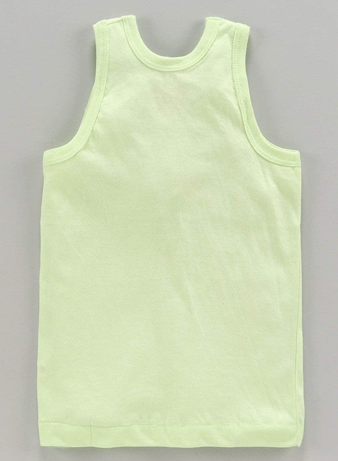 Hivata New Born Baby Boys Girls Soft Cotton Printed Inner Wear for Infants Sando Camisole Baniyan Multicolor Vest (1-6 Years) Pack of 6pc (4-5 Years) - Image 3