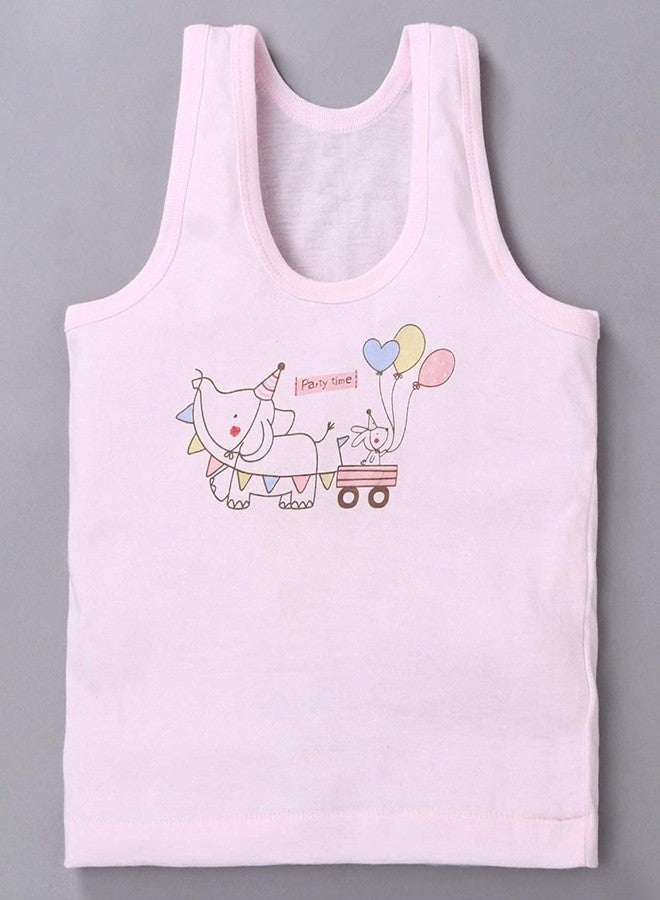 Hivata New Born Baby Boys Girls Soft Cotton Printed Inner Wear for Infants Sando Camisole Baniyan Multicolor Vest (1-6 Years) Pack of 6pc (4-5 Years) - Image 4