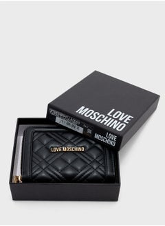 Love Moschino Logo Detailed Zip Over Wallet  - Image 5
