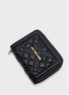 Love Moschino Logo Detailed Zip Over Wallet  - Image 2
