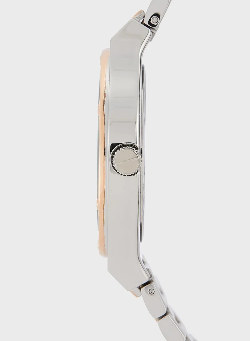 VERSUS VERSACE Steel Strap Analog Watch