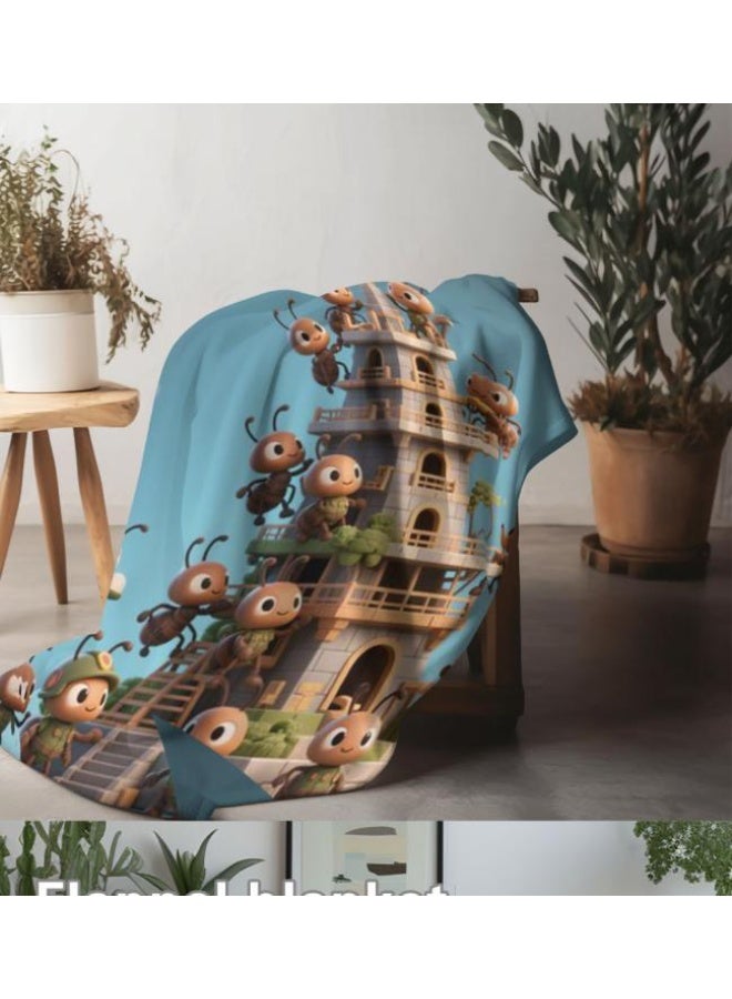 عام بطانية رقيقة من الفانيلا (حرارة ومريحة، ومناسبة للنوم واستخدام اللعبة والغبار والرمل) 150 سم * 200 سم - 83 - Image 3