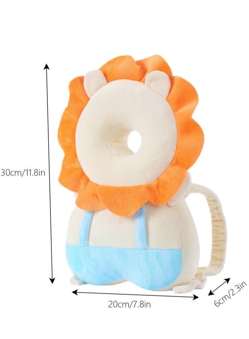 جونيس حقيبة ظهر لحماية رأس الطفل، واقي رأس للمشاية للأطفال الصغار، وسادة واقية للرأس قابلة للتعديل مع وسادة أمان - Image 5