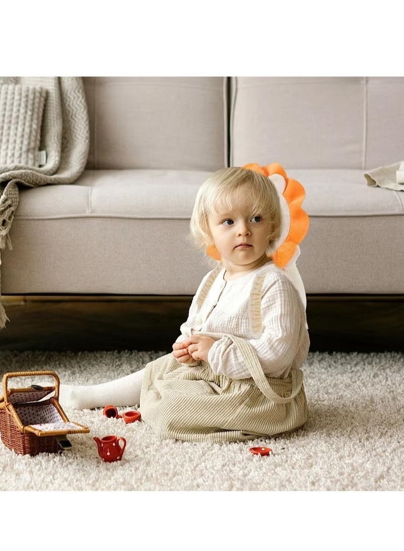 جونيس حقيبة ظهر لحماية رأس الطفل، واقي رأس للمشاية للأطفال الصغار، وسادة واقية للرأس قابلة للتعديل مع وسادة أمان - Image 2