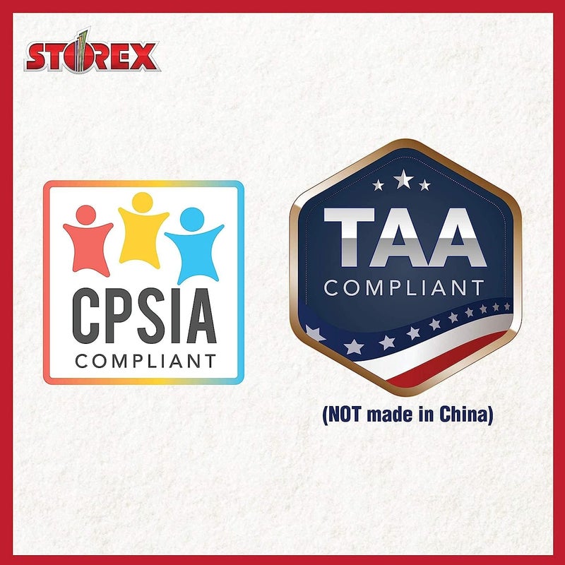 Storex Small Cubby Bin, 12.2 x 7.8 x 5.1 Inches, Clear, 5-Pack (62464U05C) - Image 5