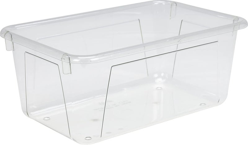Storex Small Cubby Bin, 12.2 x 7.8 x 5.1 Inches, Clear, 5-Pack (62464U05C) - Image 3