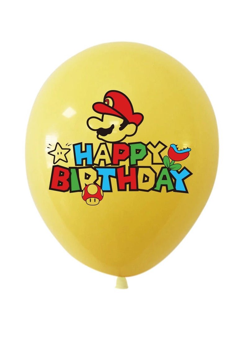 null - Super Mario Birthday Party Decoration Set Happy Birthday Banner Bunting Cake Decorating Topper Balloons For Boys Girls Birthday Baby Shower Decoration - Image 1