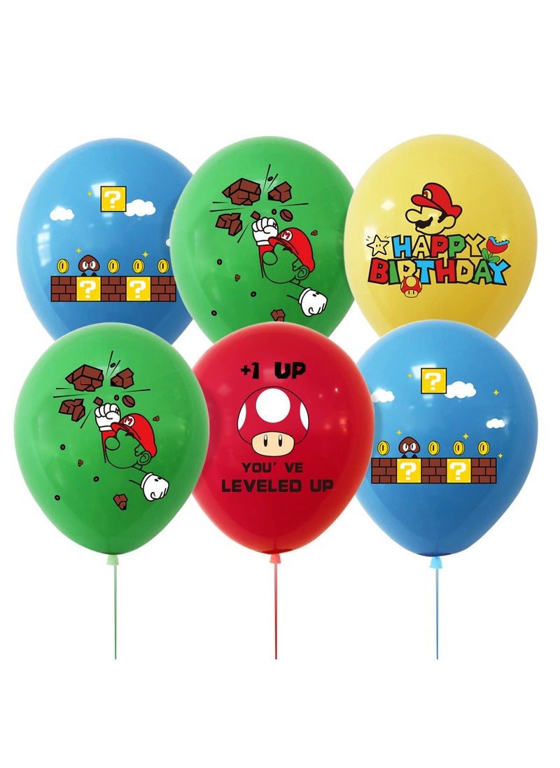 null - Super Mario Birthday Party Decoration Set Happy Birthday Banner Bunting Cake Decorating Topper Balloons For Boys Girls Birthday Baby Shower Decoration - Image 1