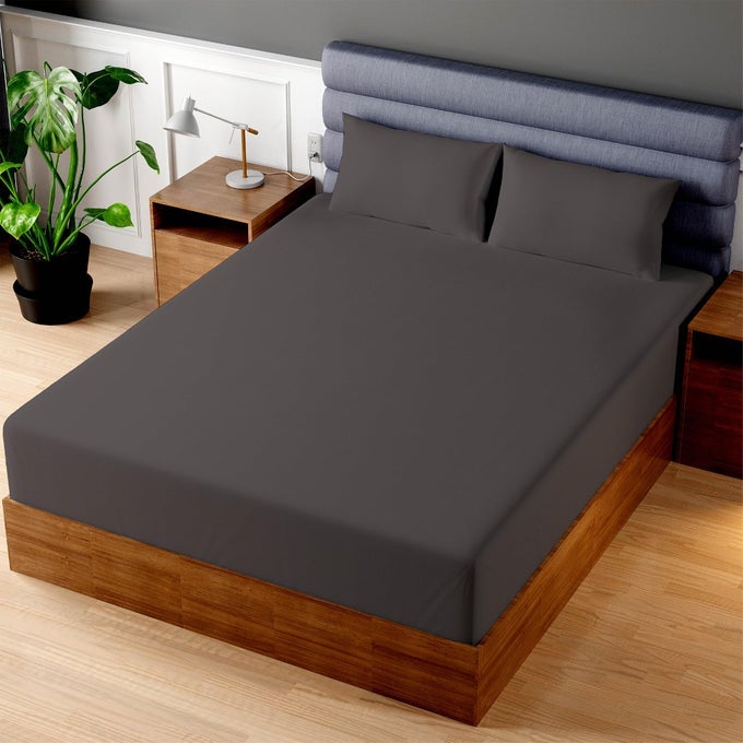 FITTED SHEET 100 COTTON COT SIZE MATTRESS COVER SOFT SMOOTH AND COMFORTABLE 200 THREAD COUNT BED SHEET STRETCHES TO 12 INCHES FOR SNUG FIT
