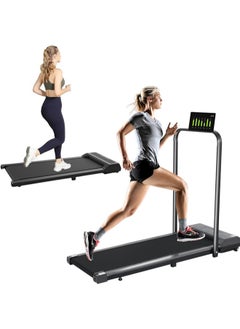 Denzoz Foldable Treadmill 300 lb Capacity Walking Pad 2.5HP Treadmill Under Desk Portable Treadmill for Home and Office Folding Treadmill 2 in 1 with Remote Control LED Display  - Image 1