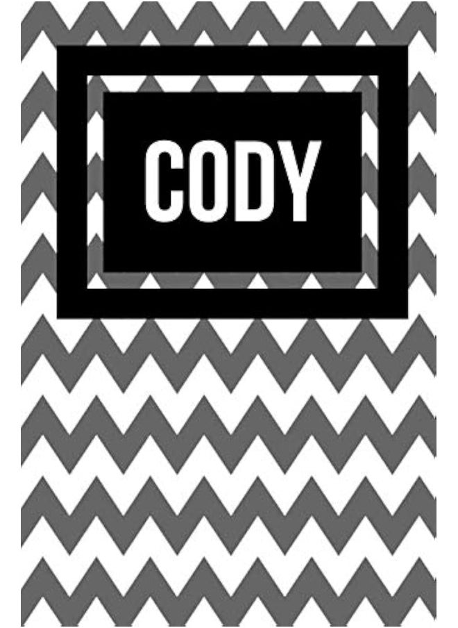null - Cody: Personalized Name Custom Journals Notebook For Men - Image 1