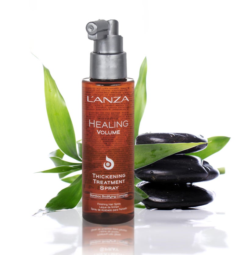 LANZA L'ANZA Healing Volume Thickening Treatment Hair Spray, Boosts Shine, Volume, and Thickness for Fine and Flat Hair, Rich With Bamboo Bodifying Complex and Keratin (3.4 Fl Oz) - Image 1
