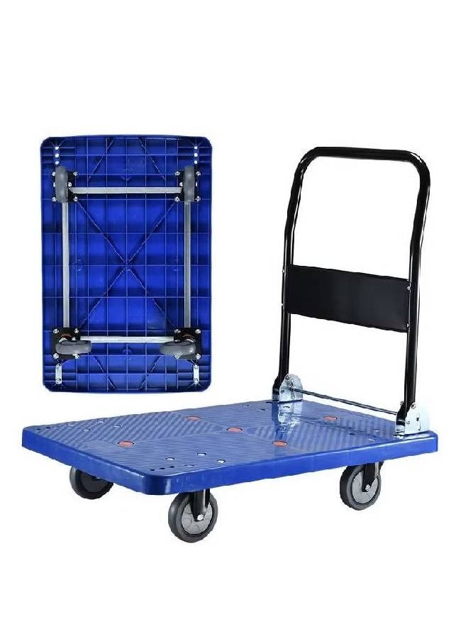 NKX Heavy-Duty Folding Platform Cart with Swivel Wheels – 4-Wheel Utility Dolly Affordable Weight Capacity 300 Kg  - Image 4